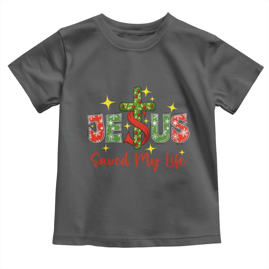 Jesus Christian Christmas Toddler T Shirt Religious Cross Bible Verse TS14 Dark Heather Print Your Wear