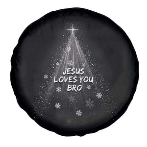 Christian Christmas Spare Tire Cover Jesus Loves You Bro TS14 Print Your Wear
