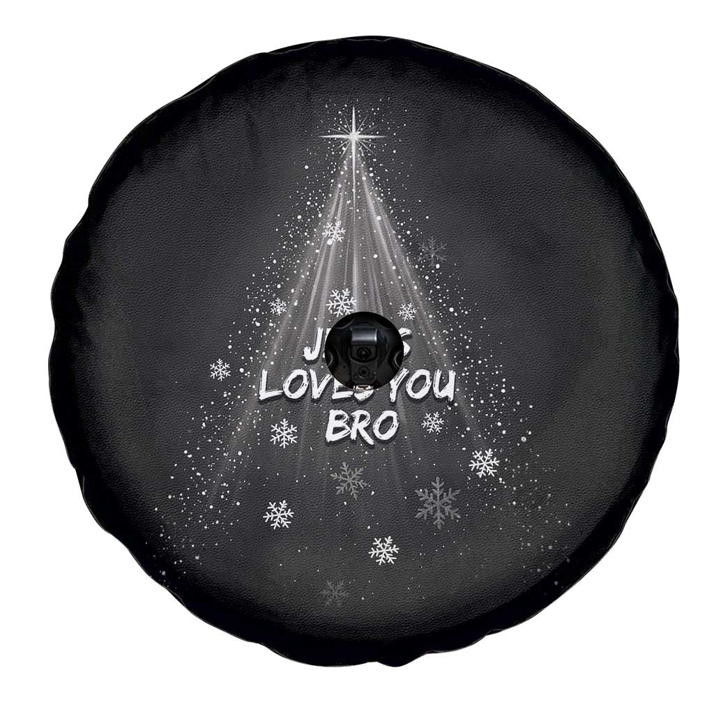Christian Christmas Spare Tire Cover Jesus Loves You Bro TS14 Print Your Wear