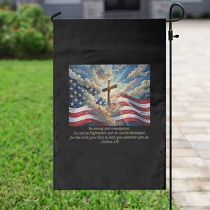 Jesus Christian Garden Flag American Flag Religious Cross Bible Verse Faith Inspirational TS14 Print Your Wear