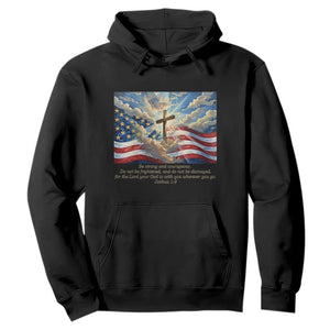 Jesus Christian Hoodie American Flag Religious Cross Bible Verse Faith Inspirational TS14 Black Print Your Wear