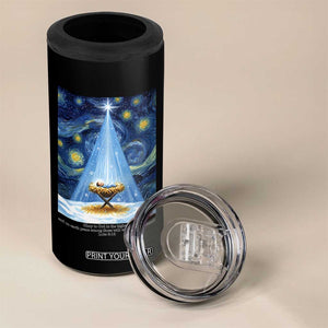 Christian Christmas 4 in 1 Can Cooler Tumbler Nativity Scene Jeus Baby Starry Night Xmas TS14 Print Your Wear