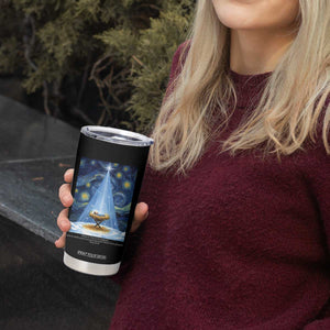 Christian Christmas Tumbler Cup Nativity Scene Jeus Baby Starry Night Xmas TS14 Print Your Wear