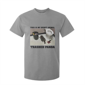 Trashed Panda T Shirt For Kid My Spirit Animal Funny Drunk Raccoon Meme TS14 Sport Gray Print Your Wear