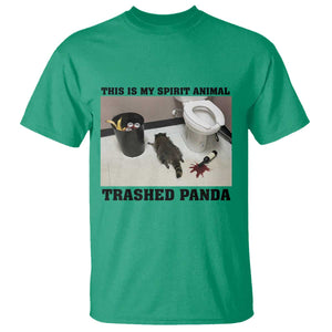Trashed Panda T Shirt My Spirit Animal Funny Drunk Raccoon Meme TS14 Irish Green Print Your Wear