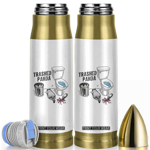 Trashed Panda Bullet Tumbler Funny Drunk Racoon Meme TS14 White Print Your Wear