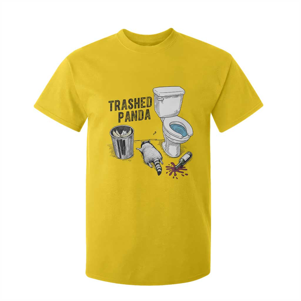Trashed Panda T Shirt For Kid Funny Drunk Racoon Meme TS14 Daisy Print Your Wear