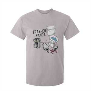Trashed Panda T Shirt For Kid Funny Drunk Racoon Meme TS14 Ice Gray Print Your Wear