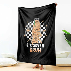 Marcus The Worm Meme Throw Blanket 67 Six Seven Gen Z Humor TS14 Print Your Wear