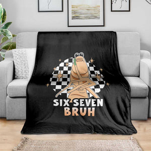Marcus The Worm Meme Throw Blanket 67 Six Seven Gen Z Humor TS14 Print Your Wear