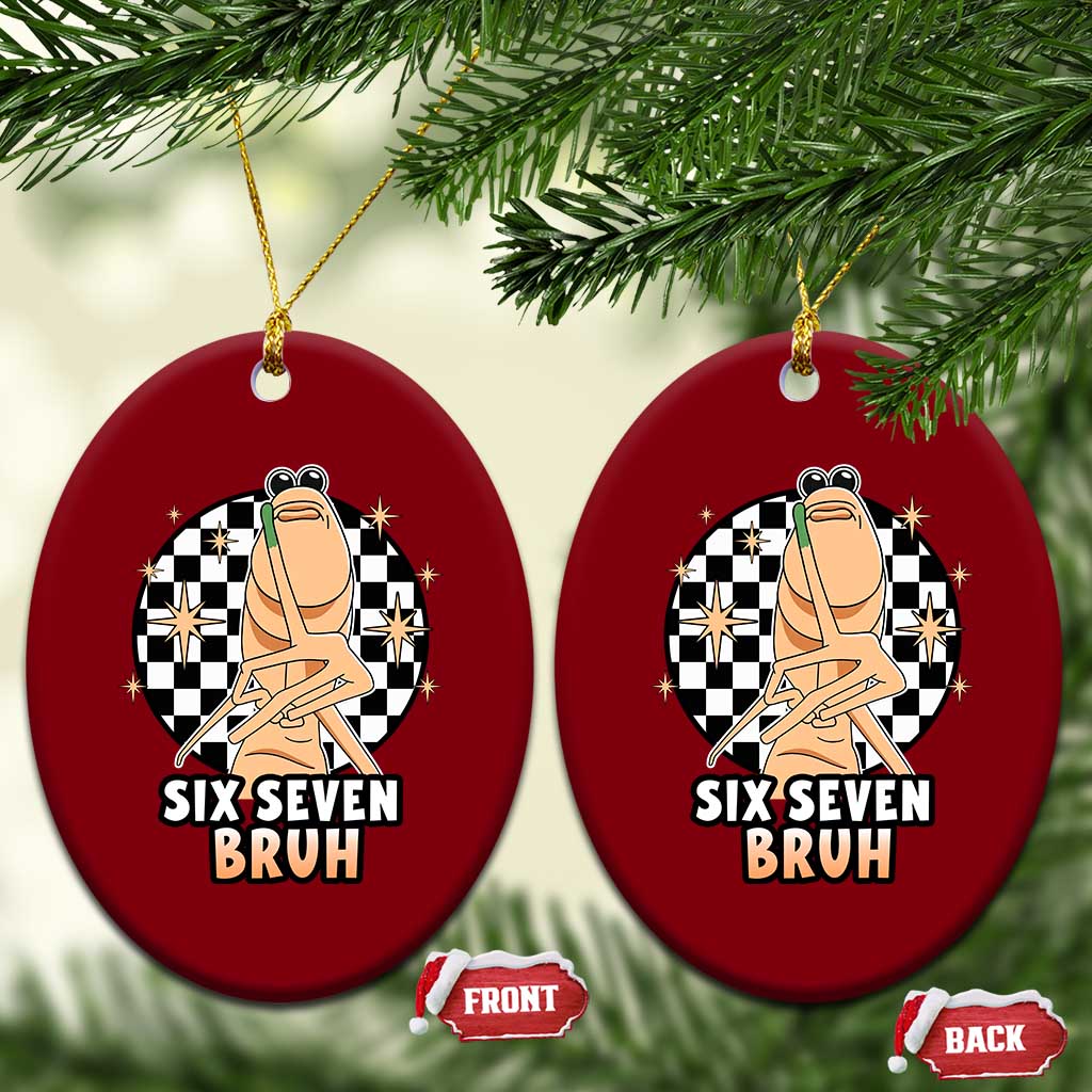 Marcus The Worm Meme Ceramic Ornament 67 Six Seven Gen Z Humor TS14 Print Your Wear