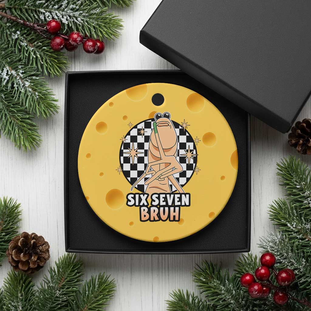 Marcus The Worm Meme Ceramic Ornament 67 Six Seven Gen Z Humor TS14 1pc Yellow Cheese Print Your Wear