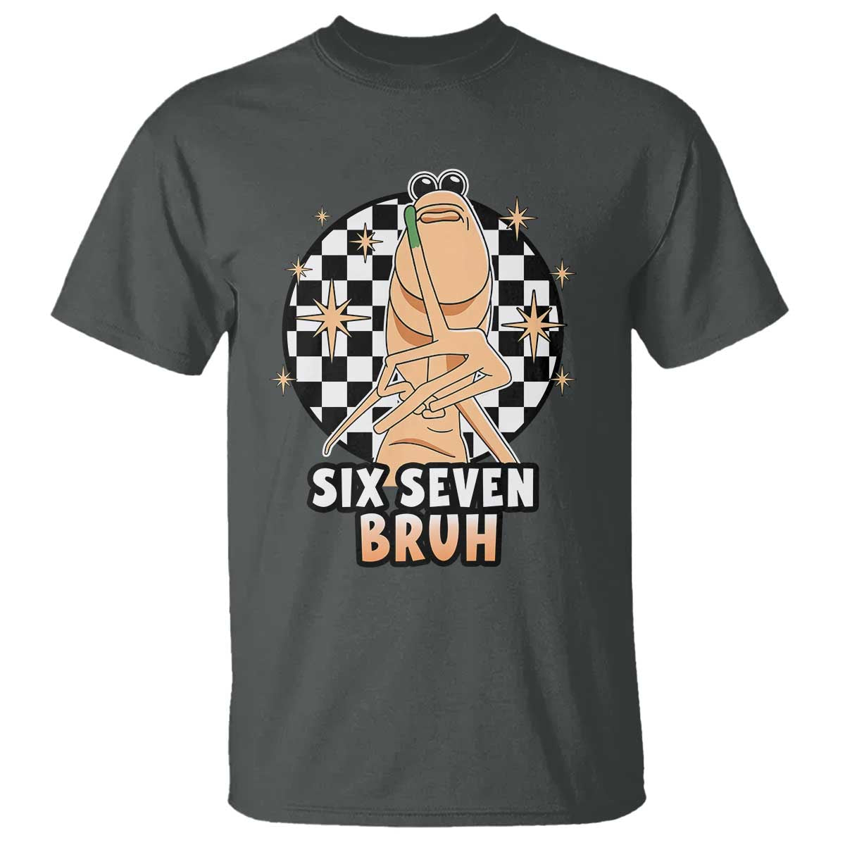 Marcus The Worm Meme T Shirt 67 Six Seven Gen Z Humor TS14 Dark Heather Print Your Wear