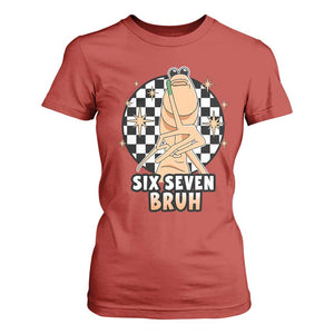 Marcus The Worm Meme T Shirt For Women 67 Six Seven Gen Z Humor TS14 Red Print Your Wear