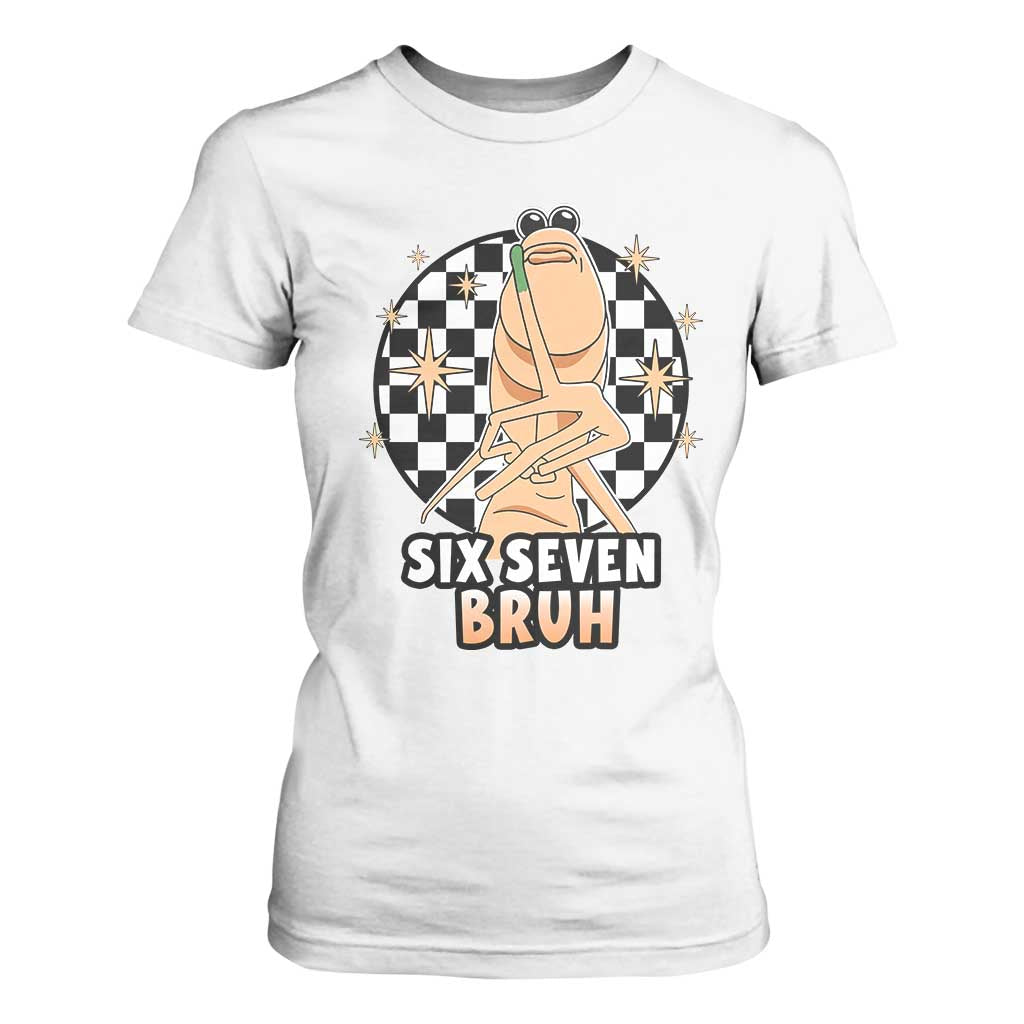 Marcus The Worm Meme T Shirt For Women 67 Six Seven Gen Z Humor TS14 White Print Your Wear
