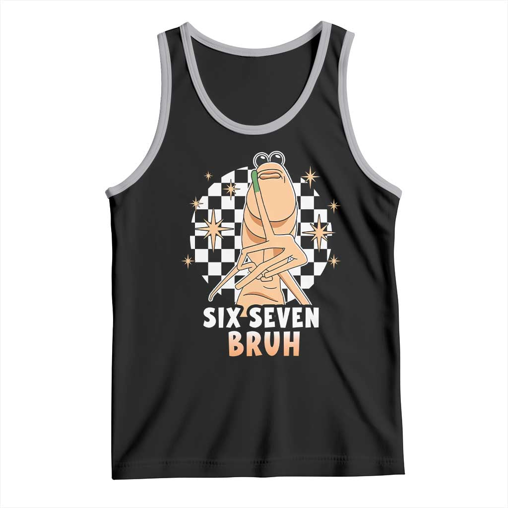 Marcus The Worm Meme Tank Top 67 Six Seven Gen Z Humor TS14 Black Athletic Heather Print Your Wear