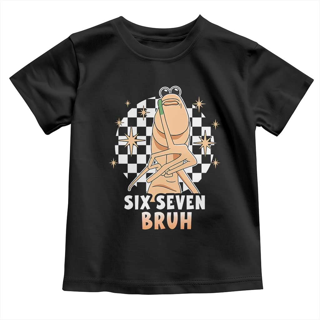 Marcus The Worm Meme Toddler T Shirt 67 Six Seven Gen Z Humor TS14 Black Print Your Wear