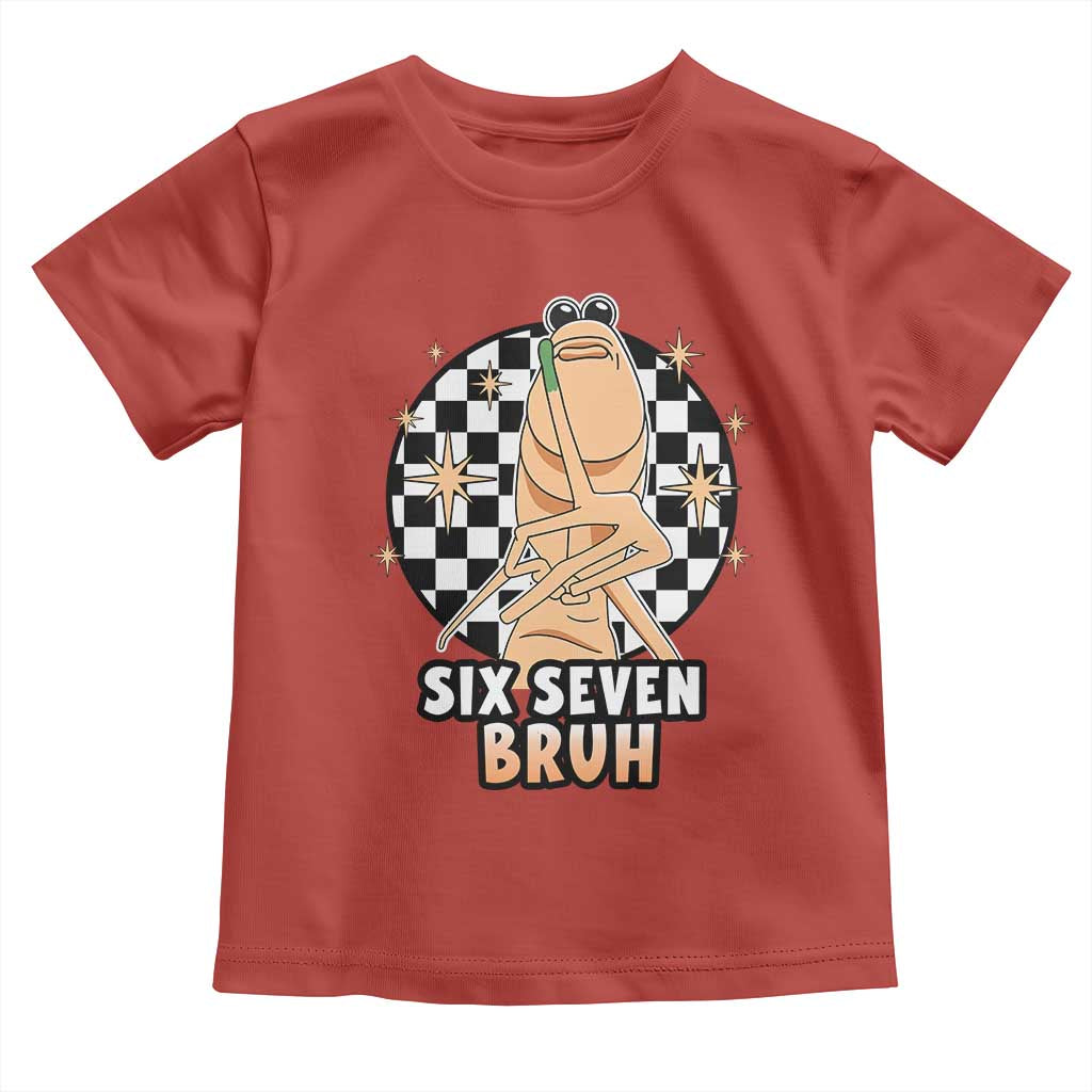 Marcus The Worm Meme Toddler T Shirt 67 Six Seven Gen Z Humor TS14 Red Print Your Wear