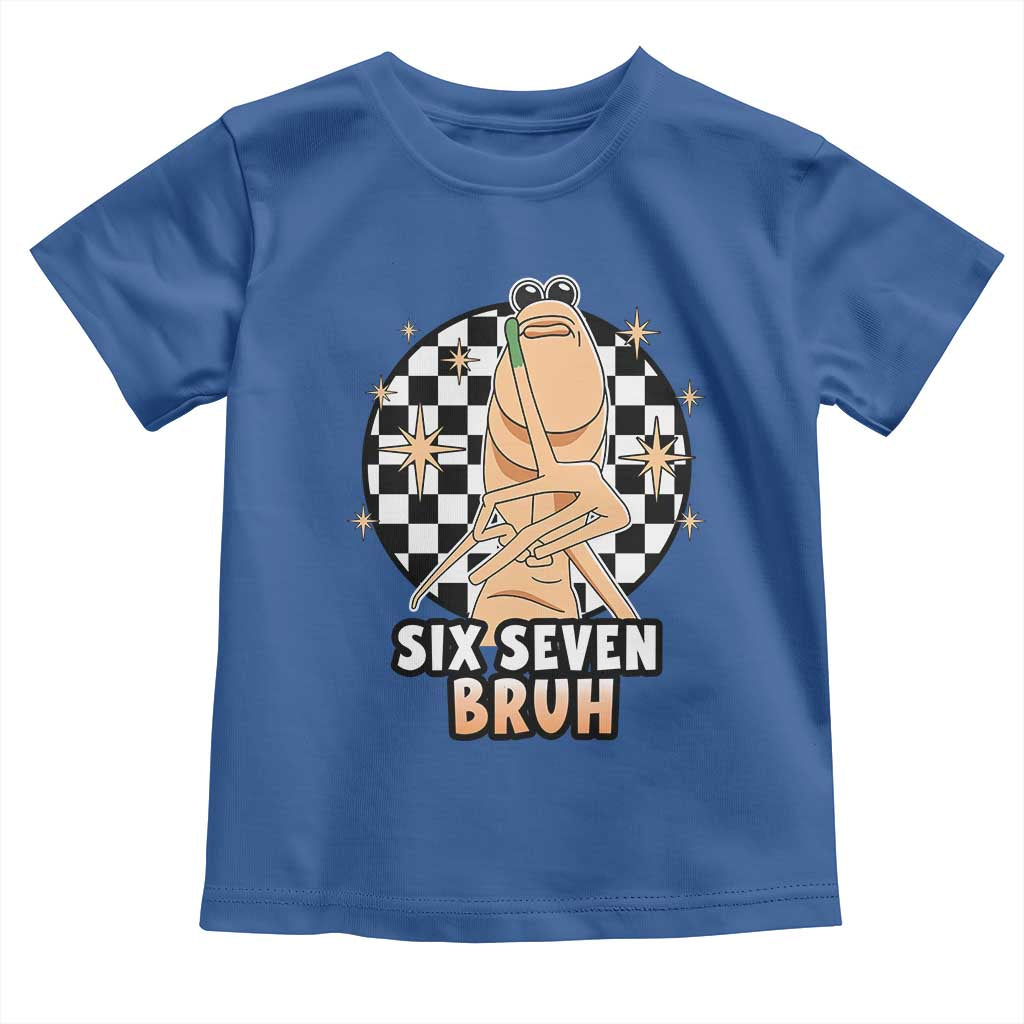 Marcus The Worm Meme Toddler T Shirt 67 Six Seven Gen Z Humor TS14 Royal Blue Print Your Wear