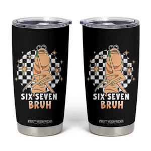 Marcus The Worm Meme Tumbler Cup 67 Six Seven Gen Z Humor TS14 Black Print Your Wear