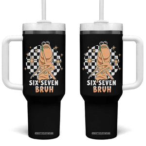 Marcus The Worm Meme Tumbler With Handle 67 Six Seven Gen Z Humor TS14 One Size: 40 oz Black Print Your Wear