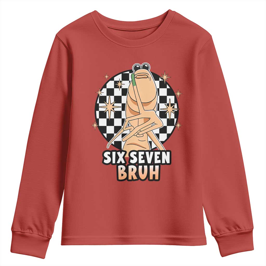 Marcus The Worm Meme Youth Sweatshirt 67 Six Seven Gen Z Humor TS14 Red Print Your Wear