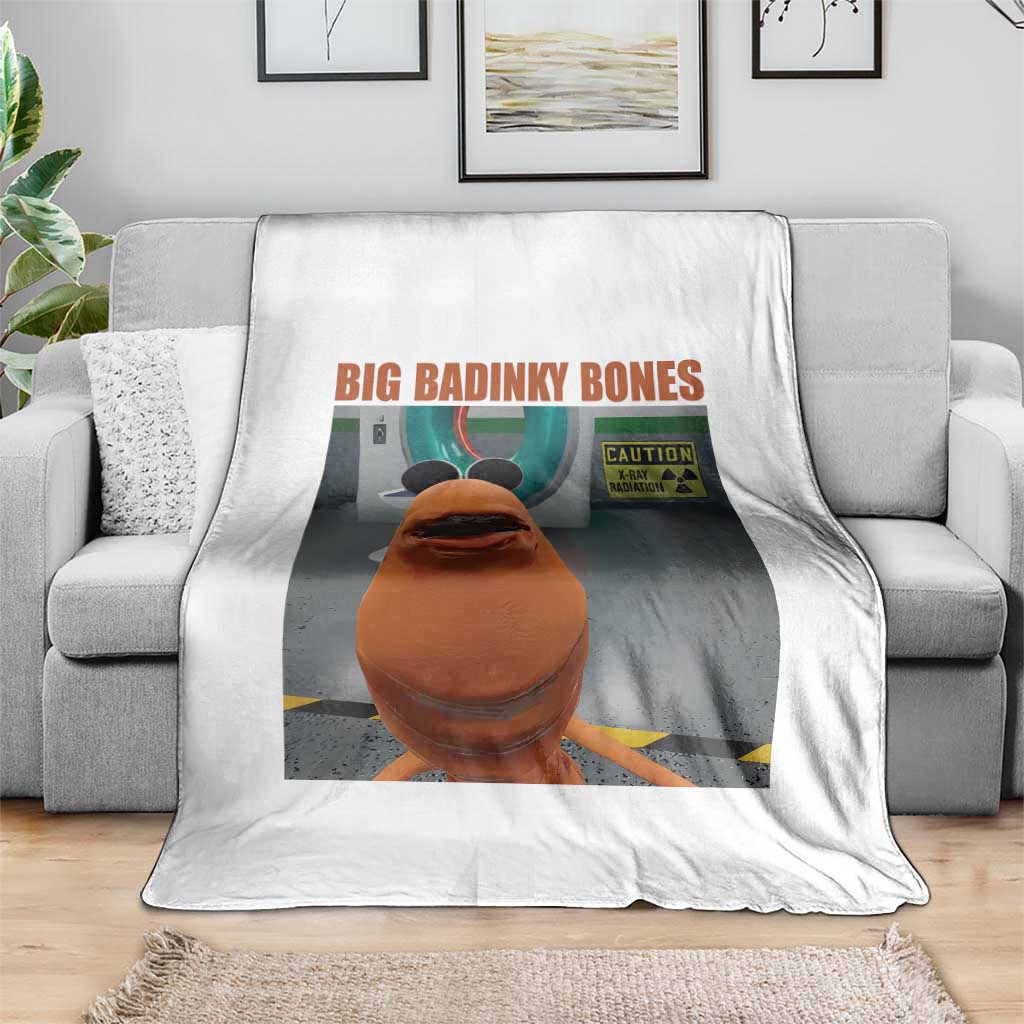 Marcus The Worm Meme Throw Blanket Big Badinky Bones TS14 Print Your Wear