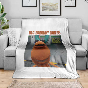 Marcus The Worm Meme Throw Blanket Big Badinky Bones TS14 Print Your Wear