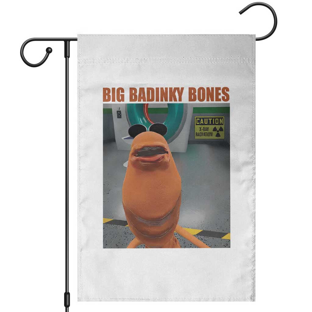 Marcus The Worm Meme Garden Flag Big Badinky Bones TS14 White Print Your Wear