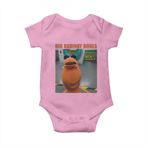 Marcus The Worm Meme Baby Onesie Big Badinky Bones TS14 Light Pink Print Your Wear