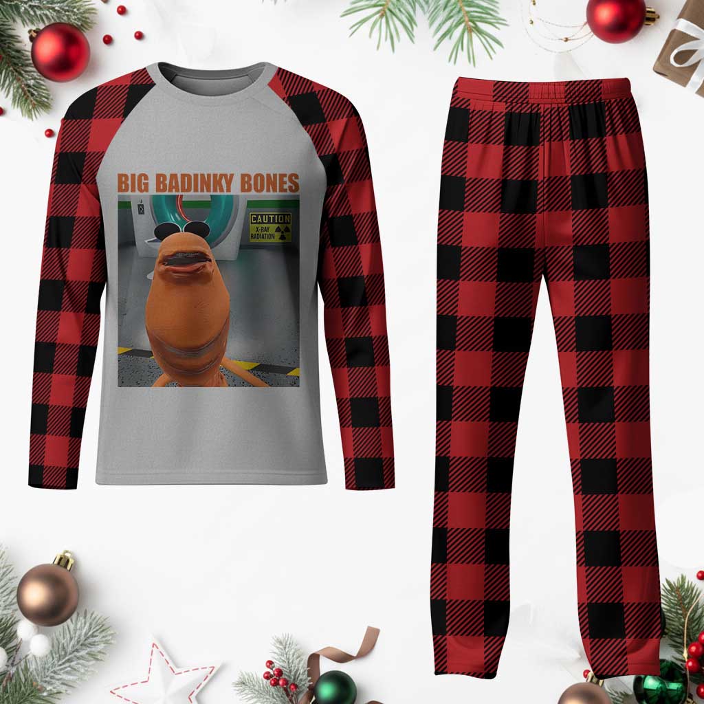 Marcus The Worm Meme Plaid Pajama Set Big Badinky Bones TS14 Buffalo Plaid Print Your Wear