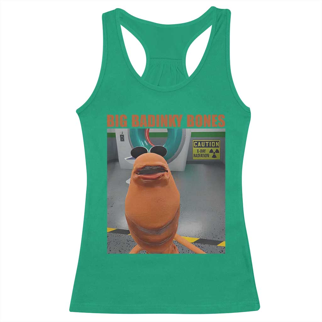 Marcus The Worm Meme Racerback Tank Top Big Badinky Bones TS14 Irish Green Print Your Wear