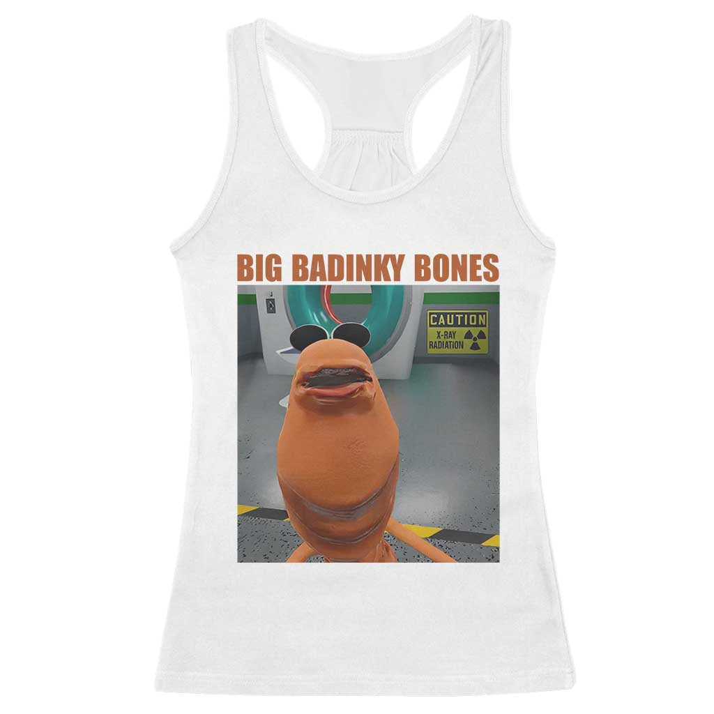 Marcus The Worm Meme Racerback Tank Top Big Badinky Bones TS14 White Print Your Wear