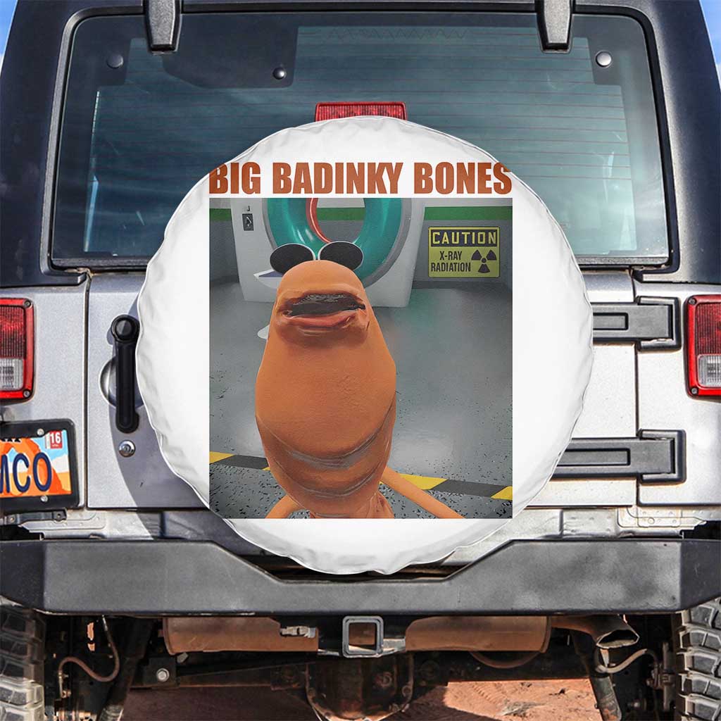 Marcus The Worm Meme Spare Tire Cover Big Badinky Bones TS14 No hole White Print Your Wear