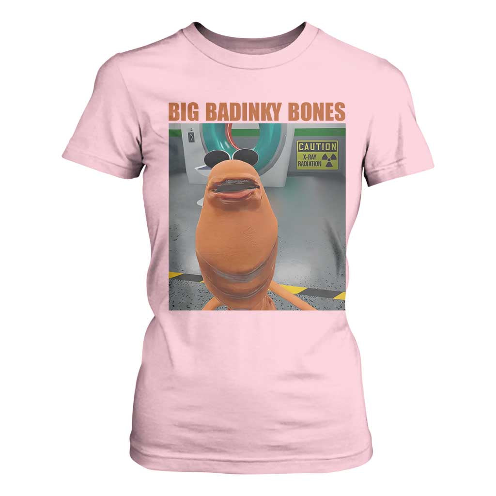 Marcus The Worm Meme T Shirt For Women Big Badinky Bones TS14 Light Pink Print Your Wear