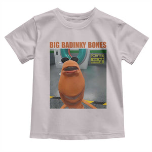 Marcus The Worm Meme Toddler T Shirt Big Badinky Bones TS14 Ice Gray Print Your Wear