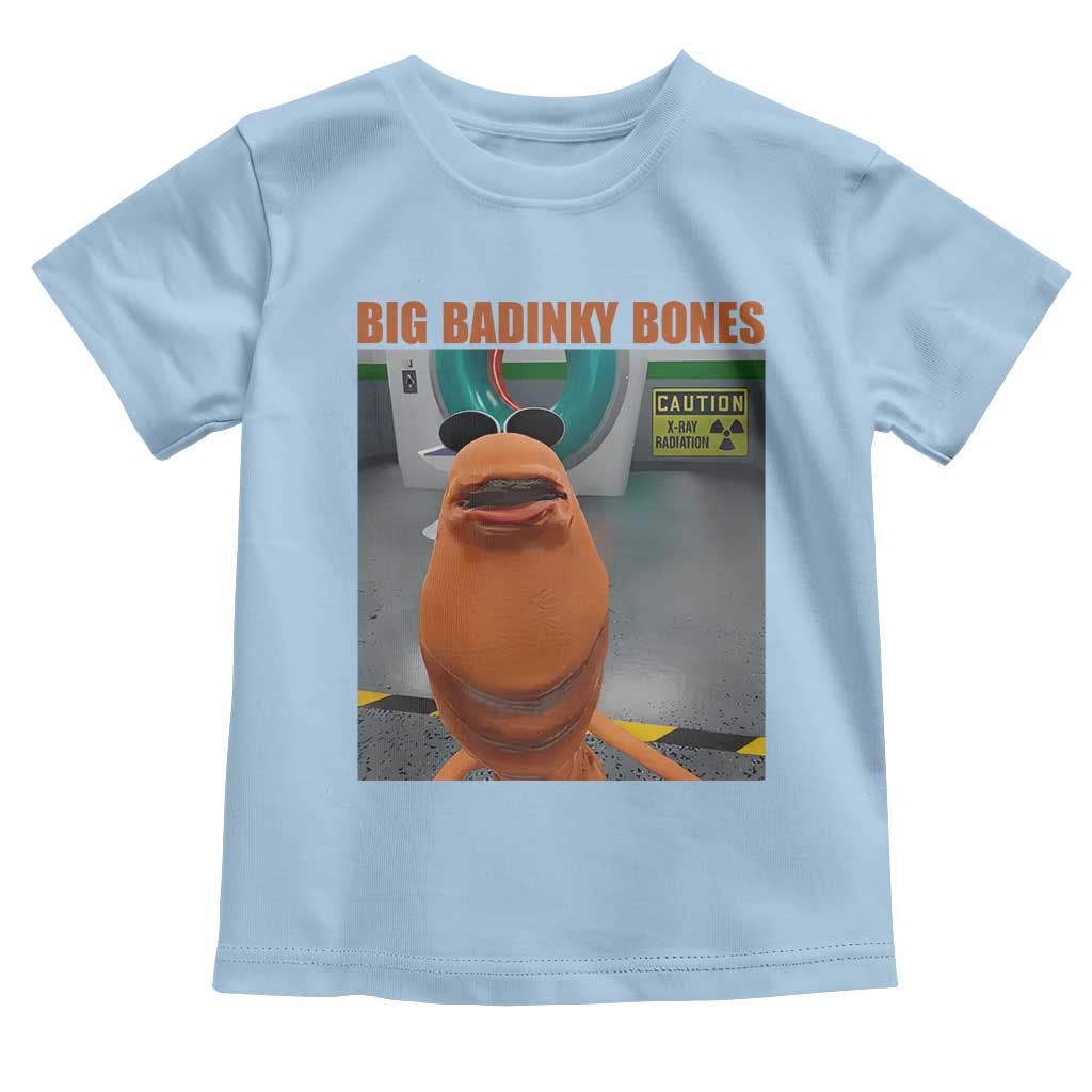 Marcus The Worm Meme Toddler T Shirt Big Badinky Bones TS14 Light Blue Print Your Wear