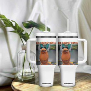 Marcus The Worm Meme Tumbler With Handle Big Badinky Bones TS14 Print Your Wear