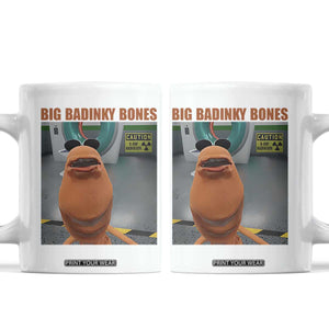Marcus The Worm Meme Coffee Mug Big Badinky Bones TS14 White Print Your Wear