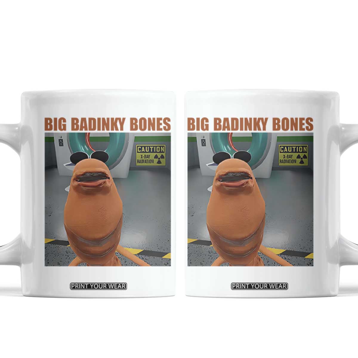 Marcus The Worm Meme Coffee Mug Big Badinky Bones TS14 White Print Your Wear