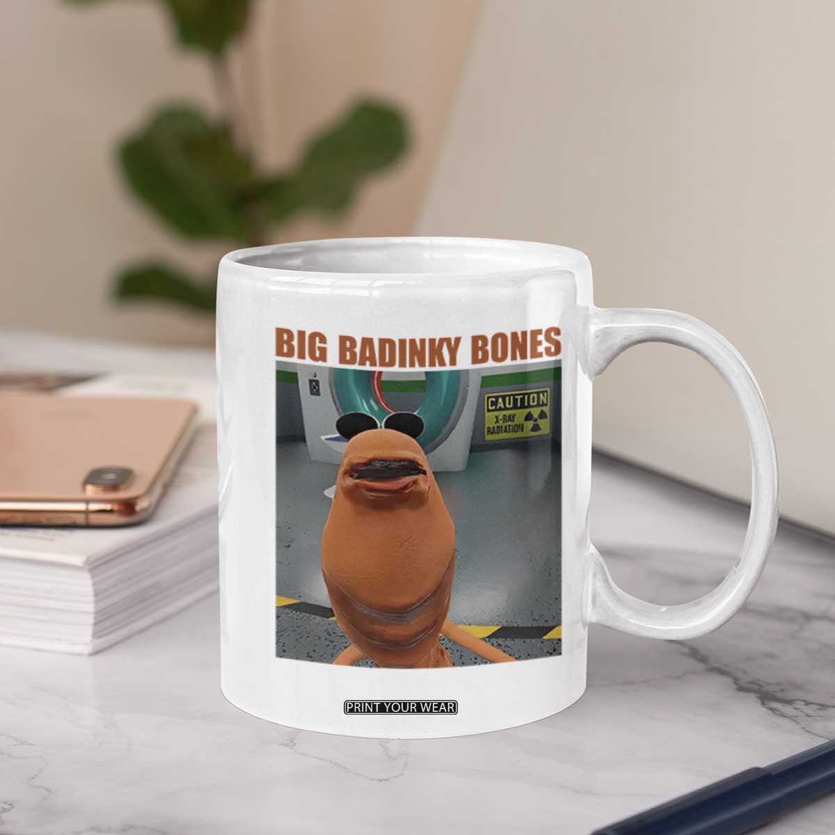 Marcus The Worm Meme Coffee Mug Big Badinky Bones TS14 Print Your Wear