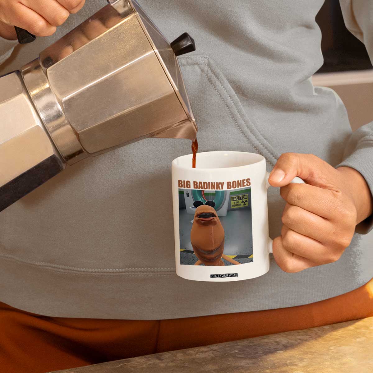Marcus The Worm Meme Coffee Mug Big Badinky Bones TS14 Print Your Wear