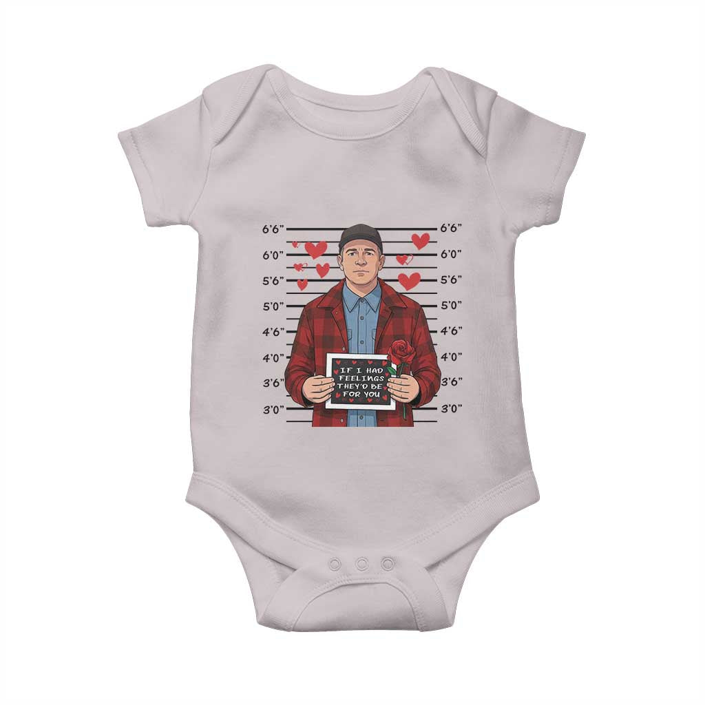 Ed Gein Valentine Meme Baby Onesie Funny Horror Movie TS14 Ice Gray Print Your Wear