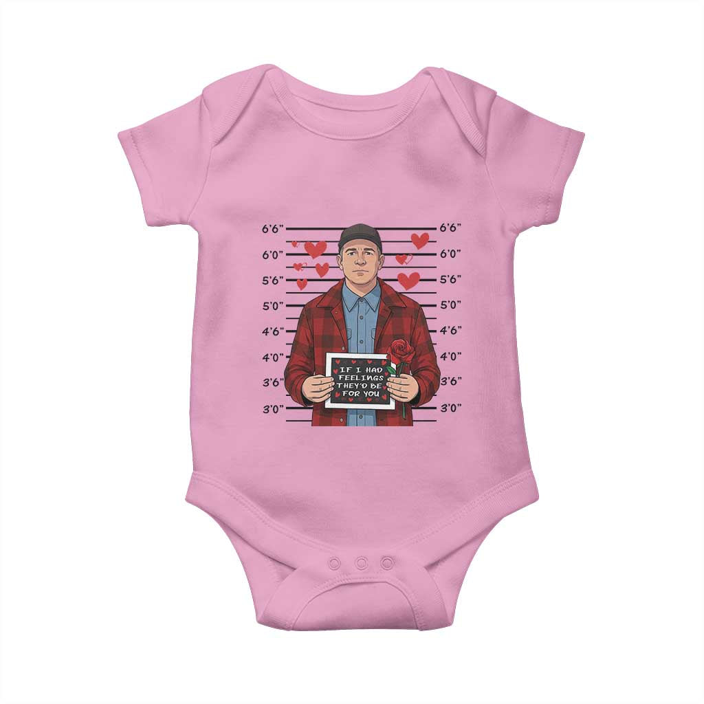 Ed Gein Valentine Meme Baby Onesie Funny Horror Movie TS14 Light Pink Print Your Wear