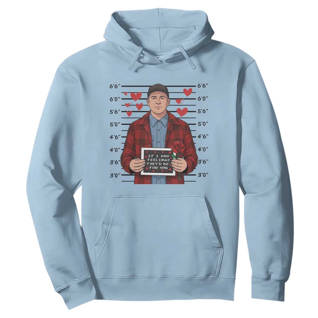 Ed Gein Valentine Meme Hoodie Funny Horror Movie TS14 Light Blue Print Your Wear