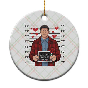 Ed Gein Valentine Meme Ceramic Ornament Funny Horror Movie TS14 1pc Christmas Plaid Print Your Wear