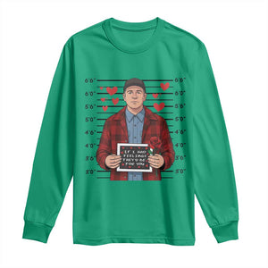 Ed Gein Valentine Meme Long Sleeve Shirt Funny Horror Movie TS14 Irish Green Print Your Wear