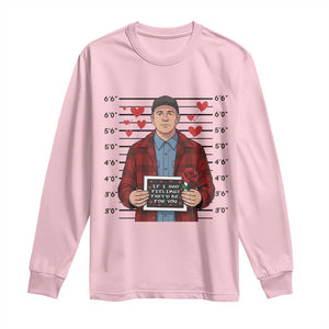 Ed Gein Valentine Meme Long Sleeve Shirt Funny Horror Movie TS14 Light Pink Print Your Wear