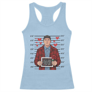 Ed Gein Valentine Meme Racerback Tank Top Funny Horror Movie TS14 Light Blue Print Your Wear