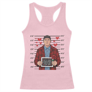 Ed Gein Valentine Meme Racerback Tank Top Funny Horror Movie TS14 Light Pink Print Your Wear
